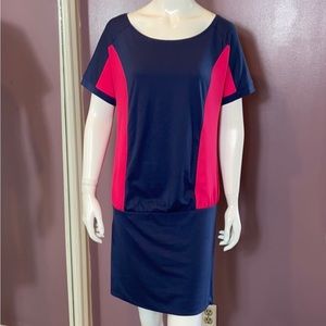Esprit Color Block Tunic Style Dress